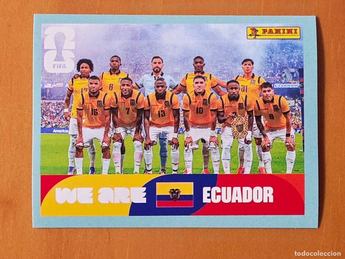 Cromos de f&uacute;tbol: ECU 13 Alineaci&oacute;n equipo plantilla Ecuador, Panini FIFA World Cup Mundial 2026 Sticker