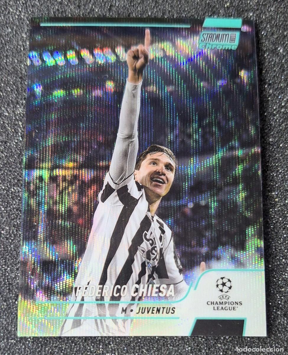 Football Stickers: Federico Chiesa Juventus Topps Stadium Club Chrome Soccer 173/250 #74