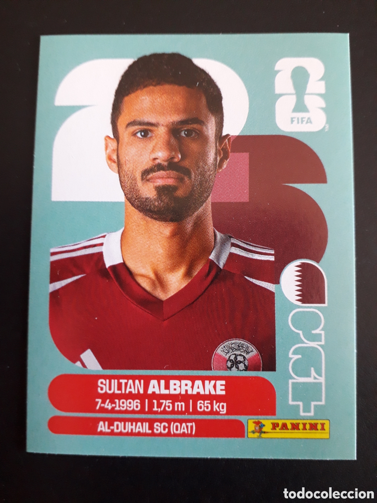 Cromos de f&uacute;tbol: ALBRAKE QATAR QAT 3 MUNDIAL F&Uacute;TBOL 2026 FIFA WORLD CUP PANINI SIN PEGAR PEDIDO M&Iacute;NIMO 3&euro;