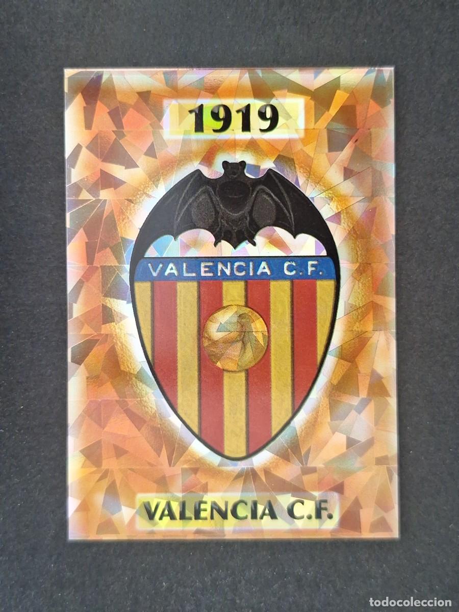 Cromos de f&uacute;tbol: L1 ESCUDO VALENCIA C. F. 109 MUNDICROMO LAS FICHAS DE LA LIGA 2004 03 04