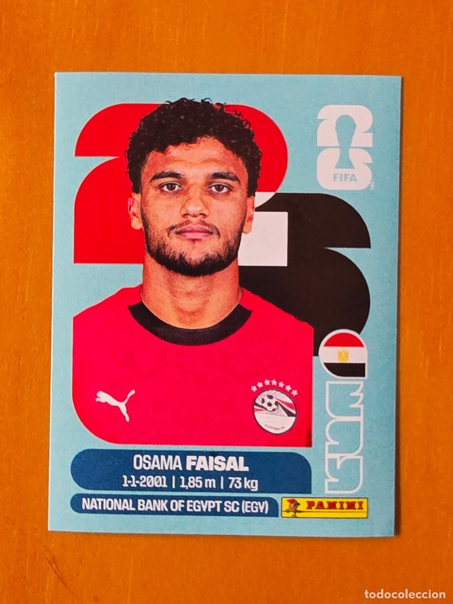 Cromos de f&uacute;tbol: EGY 16 Osama Faisal, Egipto, Panini FIFA World Cup Mundial 2026 Sticker