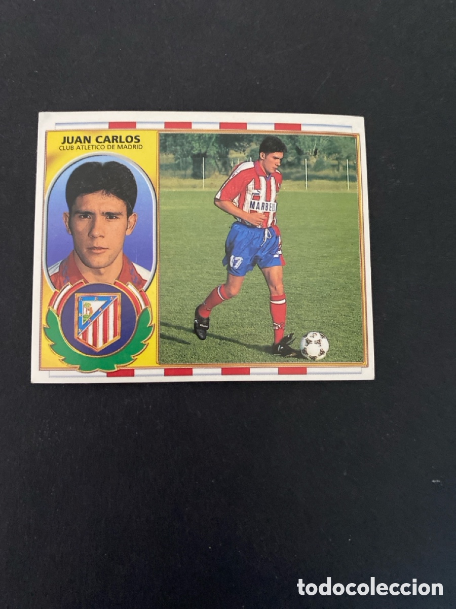 Cromos de f&uacute;tbol: Cromo liga 96/97 Atl&eacute;tico de Madrid nunca pegado