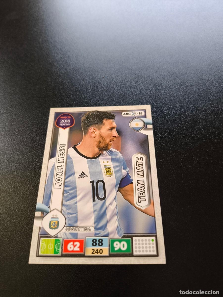 Figurine di Calcio: ARG18 MESSI ARGENTINA BARCELONA PANINI ROAD WORLD CUP RUSSIA 2018 MUNDIAL NO LIGA ESTE ROOKIE CARD