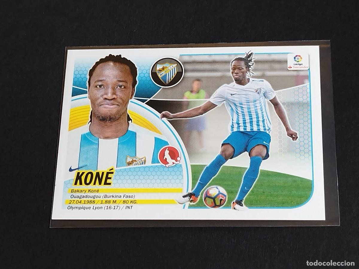 Cromos de Futebol: KON&Eacute; N&ordm; 6 M&Aacute;LAGA CF - PANINI EDICIONES ESTE LA LIGA SANTANDER 2016 2017 16 17 LOGO
