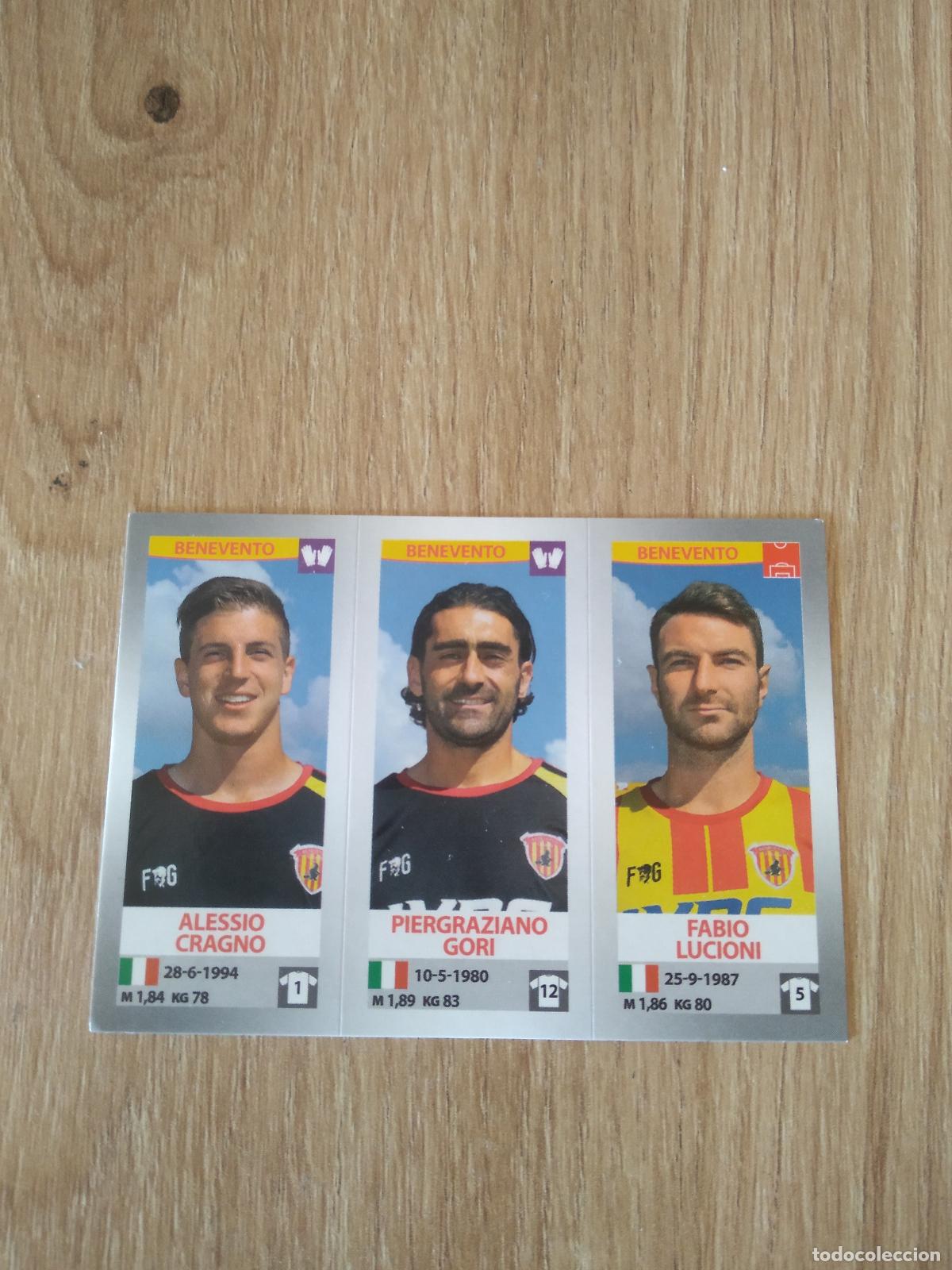 Cromos de Futebol: 605 CRAGNO GORI LUCIONI BENEVENTO CROMO FUTBOL PANINI LIGA ITALIA 16-17 CALCIATORI 2016-2017