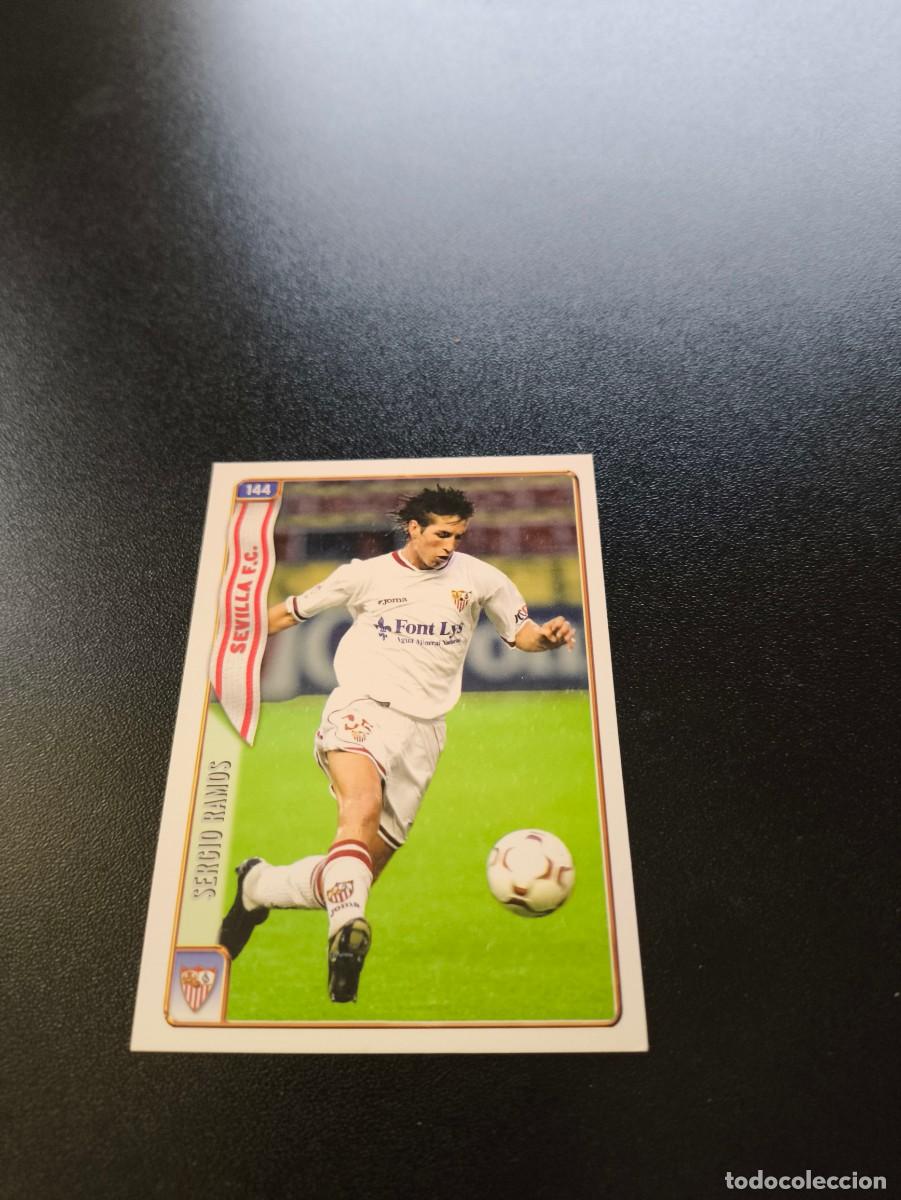 Fu&szlig;ball-Sticker: 144 SERGIO RAMOS ROOKIE CARD SEVILLA FICHAS LIGA MUNDICROMO 2004 2005 04 05 NO PANINI ESTE MEGACRACK