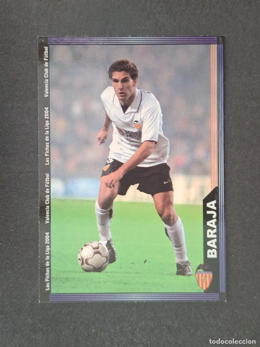 Cromos de Futebol: L1 BARAJA VALENCIA C. F. 124 MUNDICROMO LAS FICHAS DE LA LIGA 2004 03 04