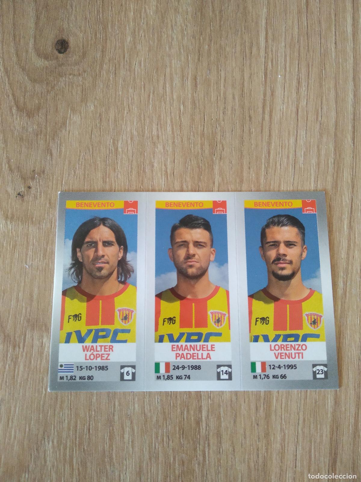 Cromos de f&uacute;tbol: 606 WALTER LOPEZ PADELLA VENUTI BENEVENTO CROMO FUTBOL PANINI LIGA ITALIA 16-17 CALCIATORI 2016-2017