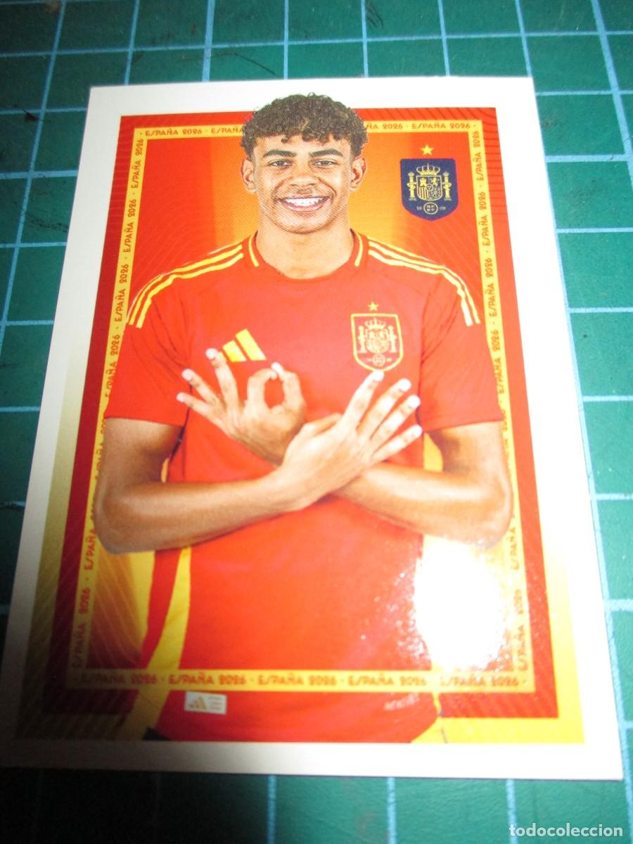 Cromos de f&uacute;tbol: 754- Colecci&oacute;n Espa&ntilde;a 2026 - n&ordm; 49 Lamine Yasmal, PANINI-CARREFOUR