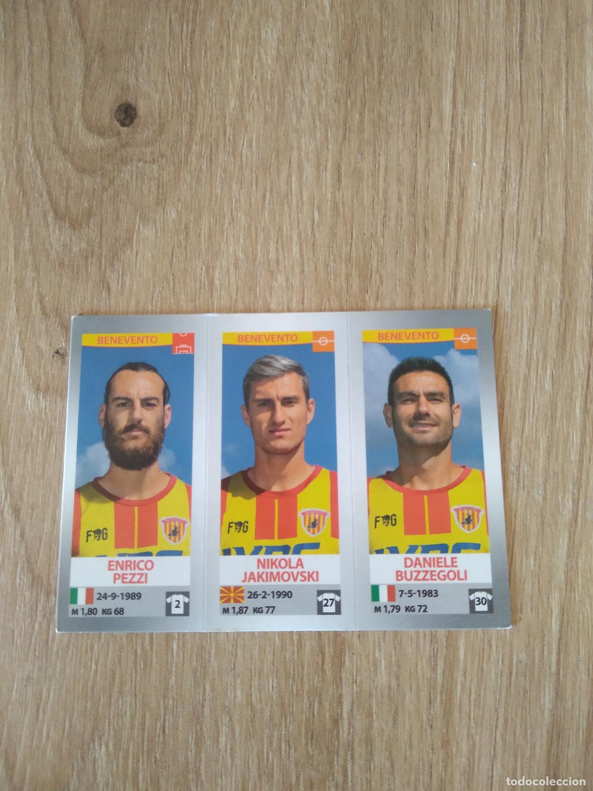 Cromos de f&uacute;tbol: 607 PEZZI JAKIMOVSKI BUZZEGOLI BENEVENTO CROMO FUTBOL PANINI LIGA ITALIA 16-17 CALCIATORI 2016-2017