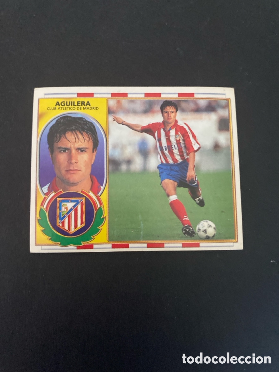Cromos de f&uacute;tbol: Cromo liga 96/97 Atl&eacute;tico de Madrid nunca pegado