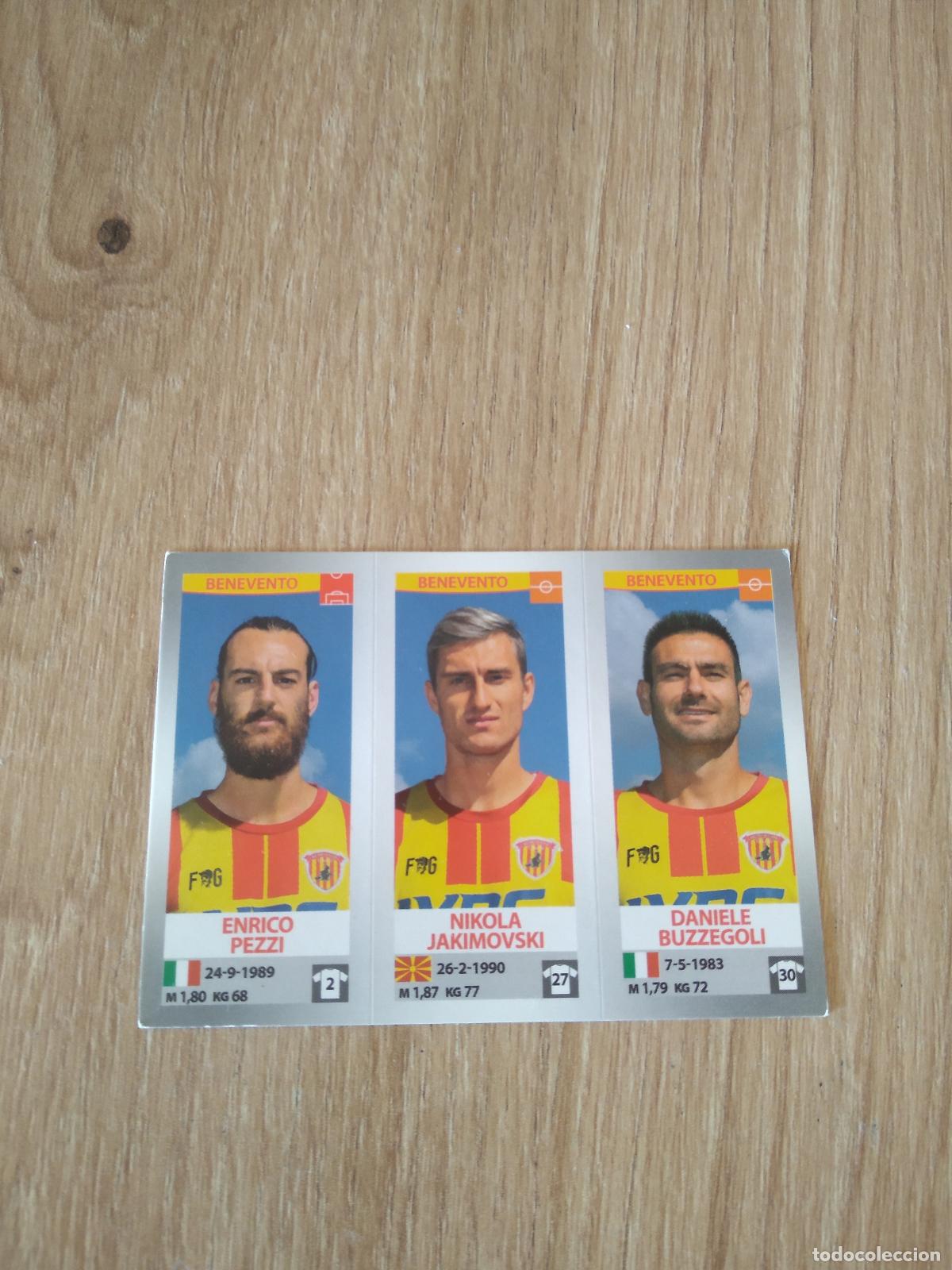 Cromos de f&uacute;tbol: 607 PEZZI JAKIMOVSKI BUZZEGOLI BENEVENTO CROMO FUTBOL PANINI LIGA ITALIA 16-17 CALCIATORI 2016-2017
