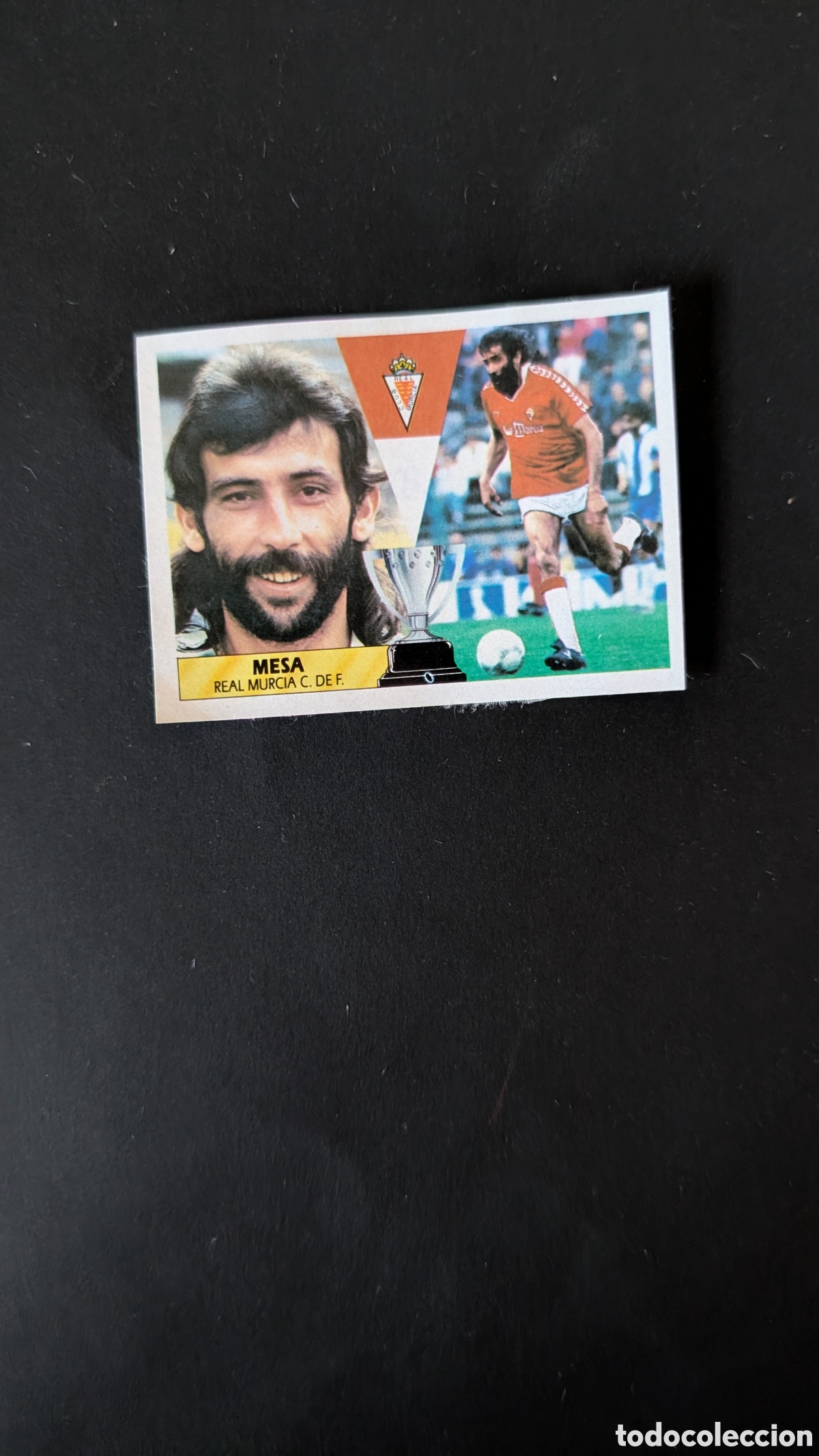 Fu&szlig;ball-Sticker: MESA MURCIA BAJA LIGA ESTE 1987/88 87 88 RECUPERADO RECORTADO
