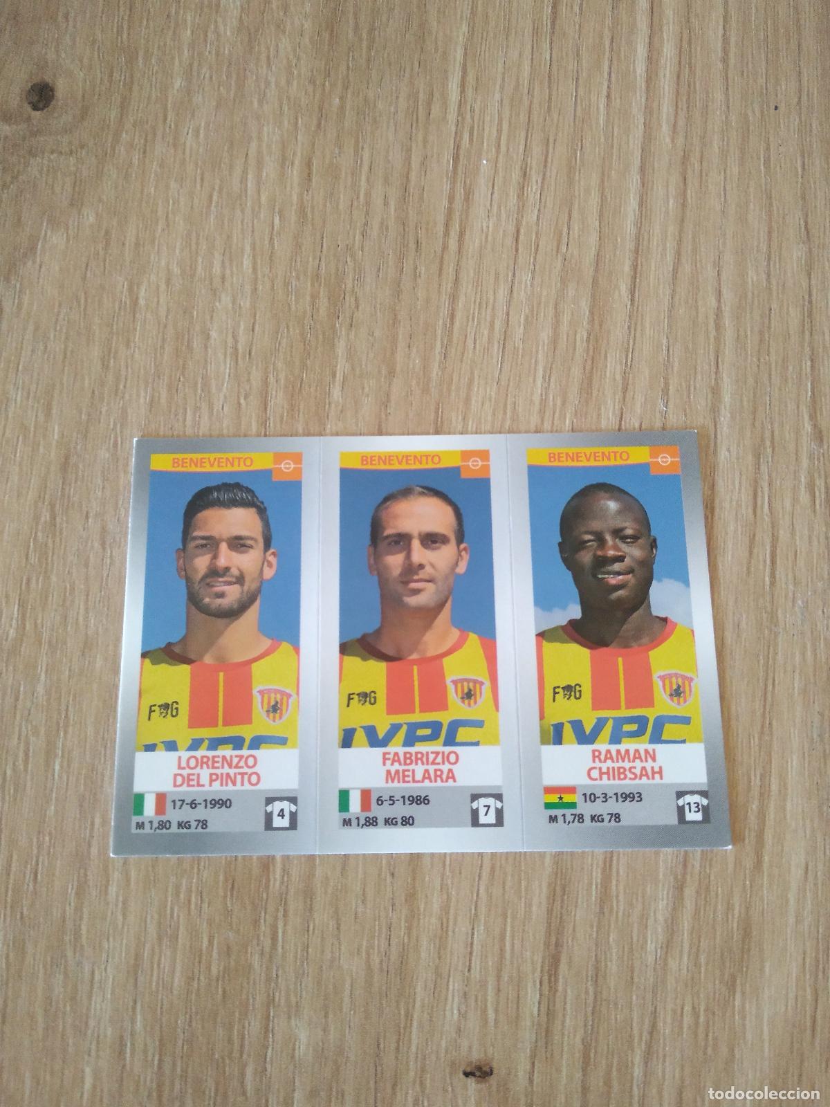 Cromos de f&uacute;tbol: 608 DEL PINTO MELARA CHIBSAH BENEVENTO CROMO FUTBOL PANINI LIGA ITALIA 16-17 CALCIATORI 2016-2017