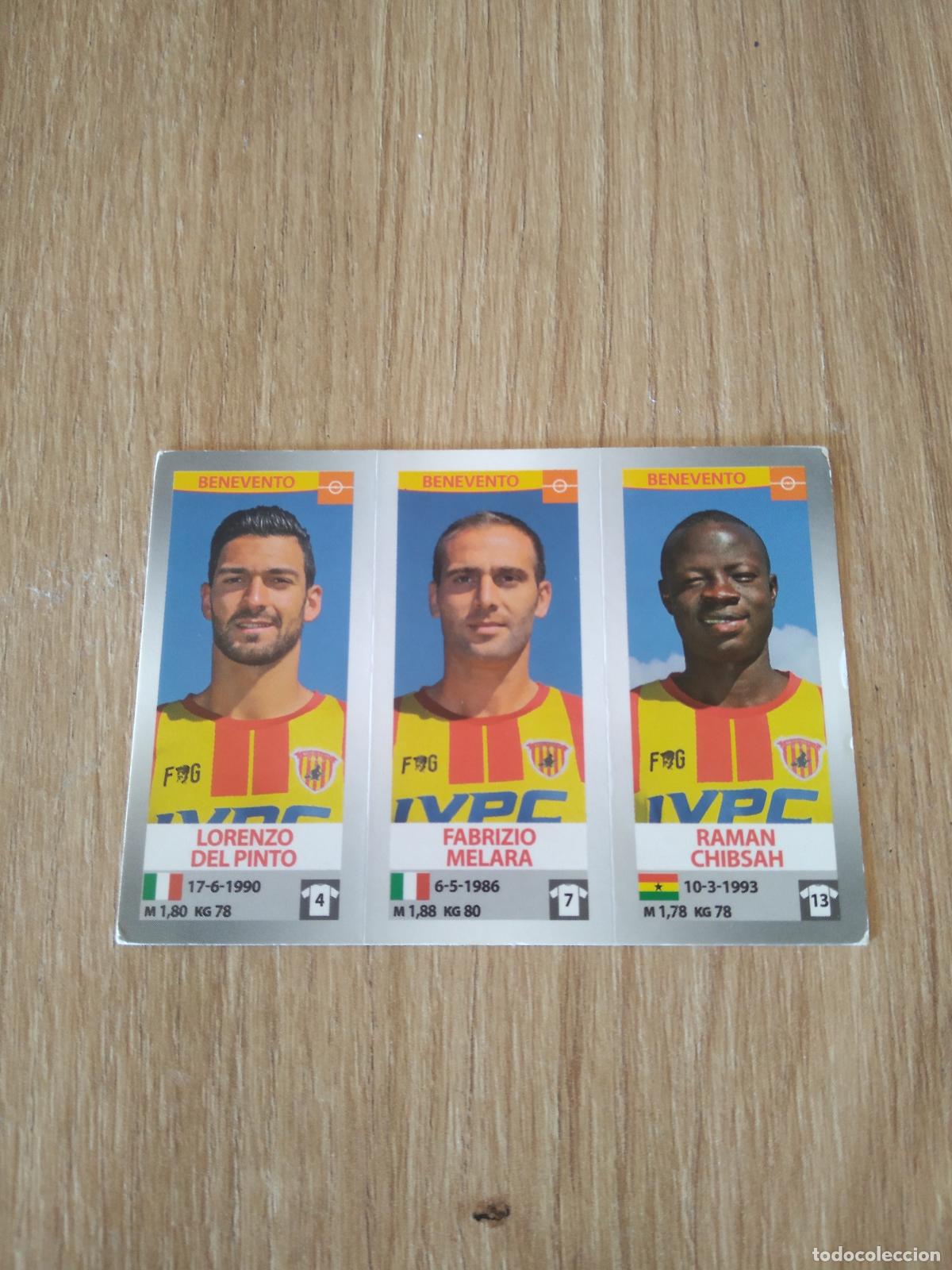 Cromos de f&uacute;tbol: 608 DEL PINTO MELARA CHIBSAH BENEVENTO CROMO FUTBOL PANINI LIGA ITALIA 16-17 CALCIATORI 2016-2017