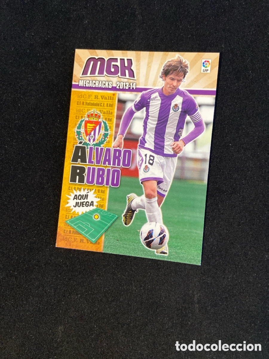 Cromos de f&uacute;tbol: ALVARO RUBIO 334 (VALLADOLID)