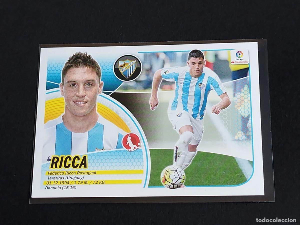 Fu&szlig;ball-Sticker: RICCA N&ordm; 7 B M&Aacute;LAGA CF - PANINI EDICIONES ESTE LA LIGA SANTANDER 2016 2017 16 17 LOGO 7B