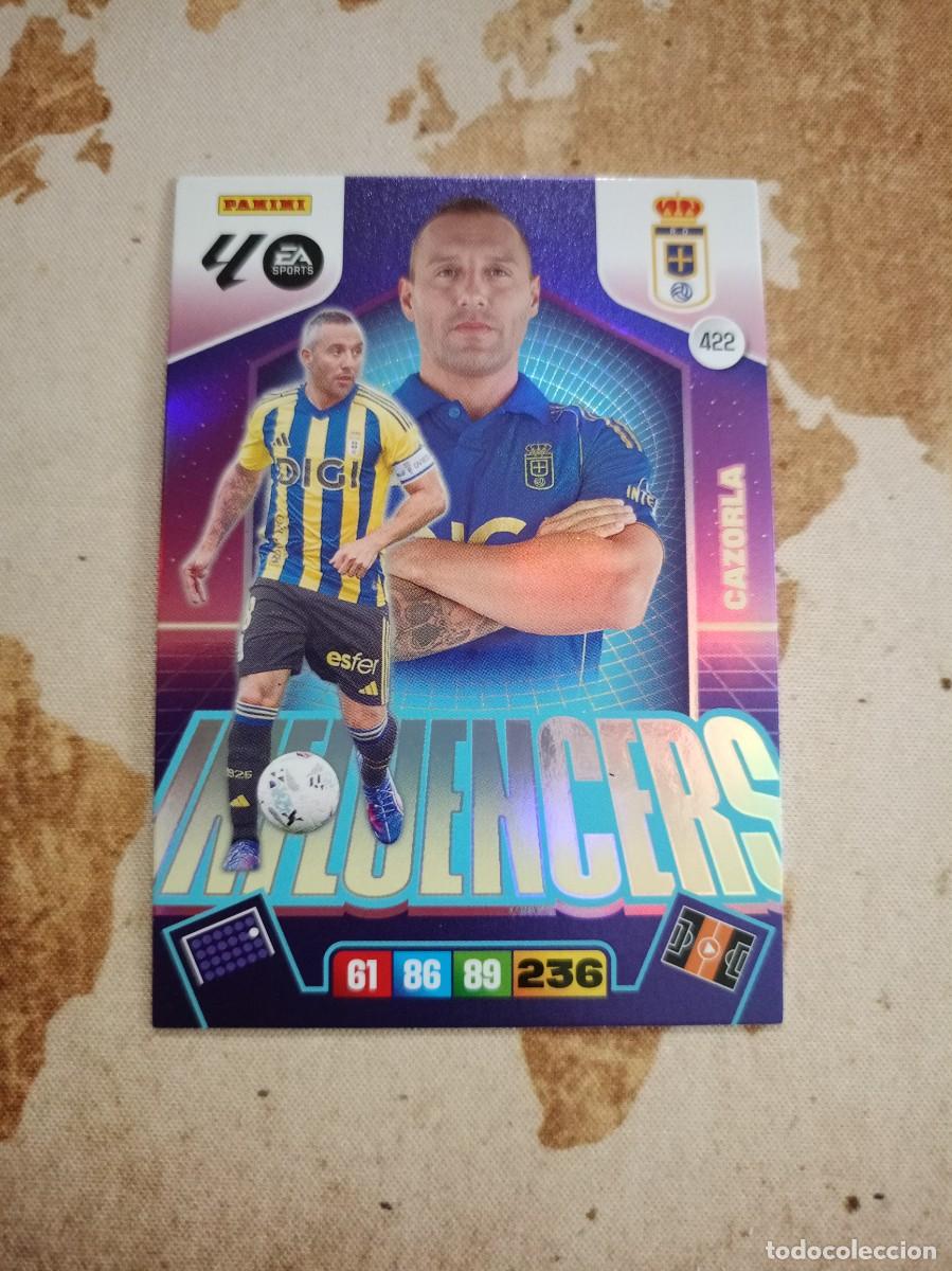 Fu&szlig;ball-Sticker: Influencers 422 CAZORLA Adrenalyn 2025-26