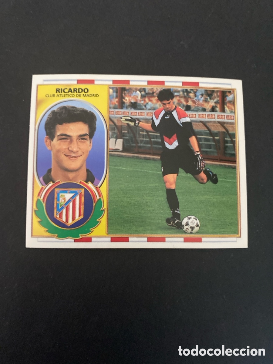 Cromos de Futebol: Cromo liga 96/97 Atl&eacute;tico de Madrid nunca pegado
