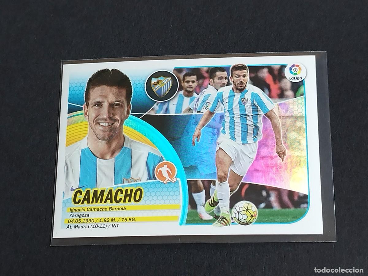 Cromos de Futebol: CAMACHO N&ordm; 8 M&Aacute;LAGA CF - PANINI EDICIONES ESTE LA LIGA SANTANDER 2016 2017 16 17 LOGO