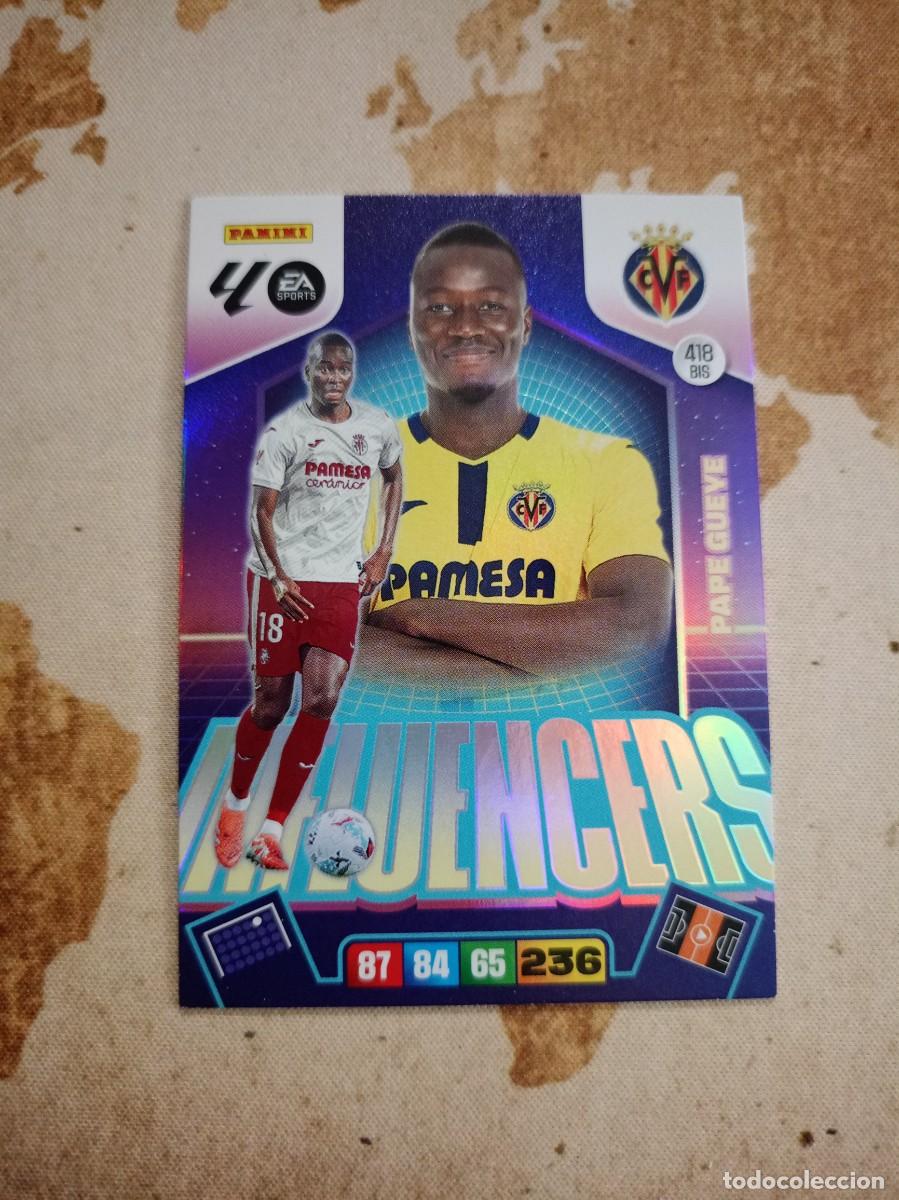Cromos de Futebol: Influencers 418 BIS PAPE GUEYE Adrenalyn 2025-26