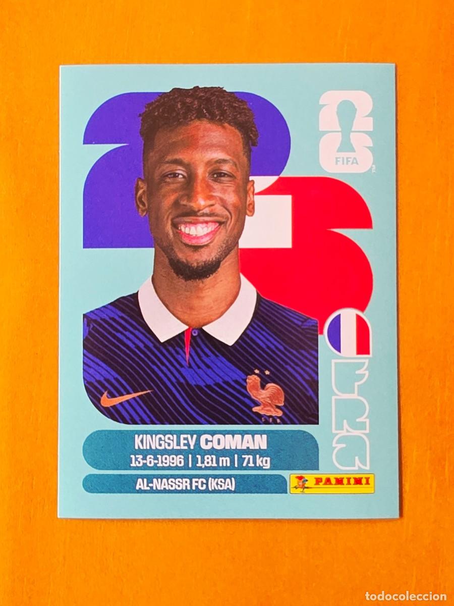 Football Stickers: FRA 18 Kingsley Coman, Francia, Panini FIFA World Cup Mundial 2026 Sticker