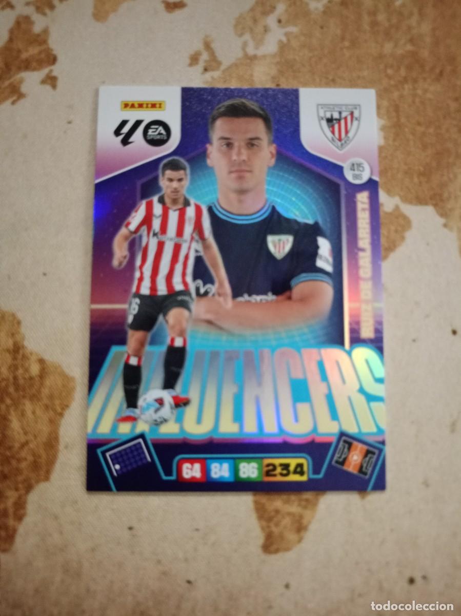 Football Stickers: Influencers 415 BIS RUIZ DE GALARRETA Adrenalyn 2025-26