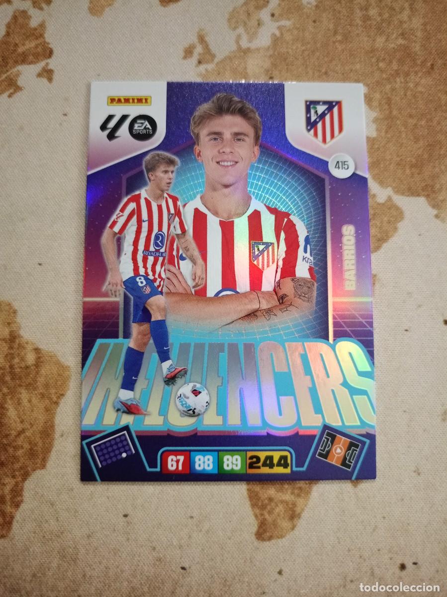 Football Stickers: Influencers 415 BARRIOS Adrenalyn 2025-26