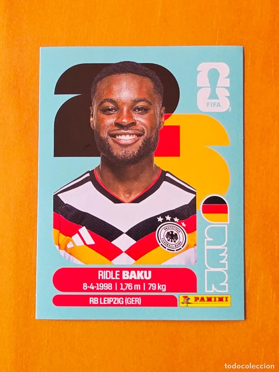 Cromos de f&uacute;tbol: GER 8 Ridle Baku, Alemania, Panini FIFA World Cup Mundial 2026 Sticker