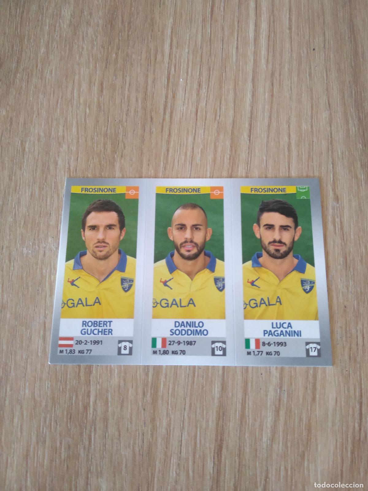 Cromos de f&uacute;tbol: 647 GUCHER SODDIMO PAGANINI FROSINONE CROMO FUTBOL PANINI LIGA ITALIA 16-17 CALCIATORI 2016-2017