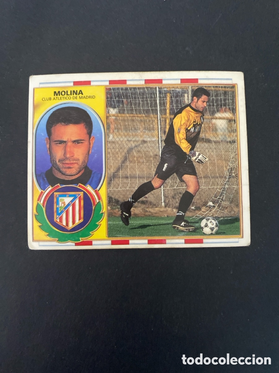 Cromos de f&uacute;tbol: Cromo liga 96/97 Atl&eacute;tico de Madrid nunca pegado