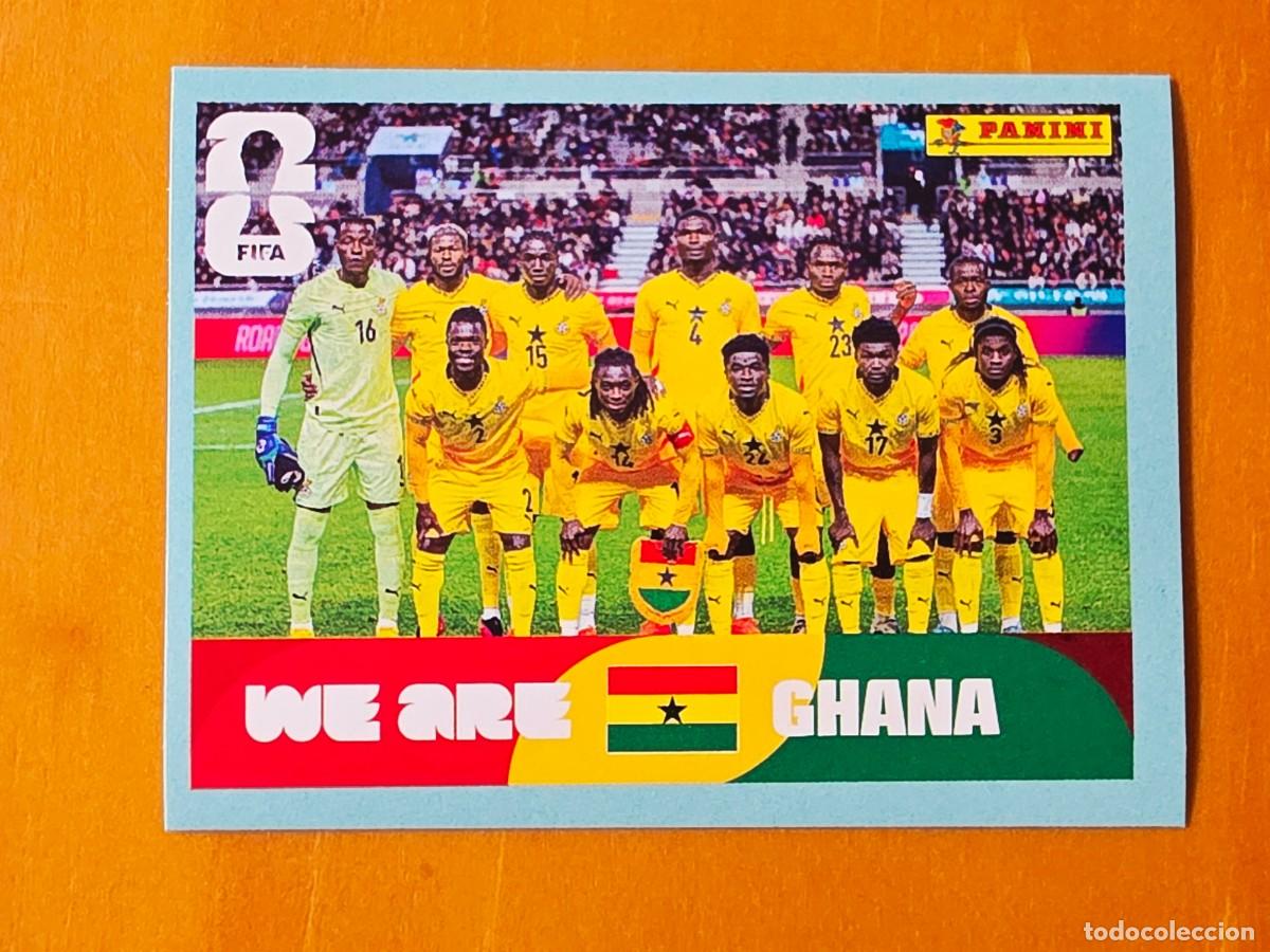 Cromos de f&uacute;tbol: GHA 13 Alineaci&oacute;n equipo plantilla, Ghana, Panini FIFA World Cup Mundial 2026 Sticker