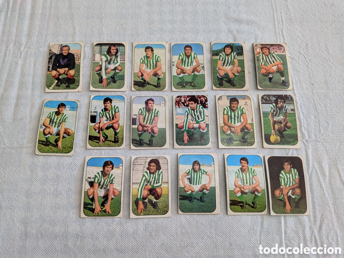 Cromos de f&uacute;tbol: Betis Liga Este 76-77 - Coleccion 17 cromos diferentes