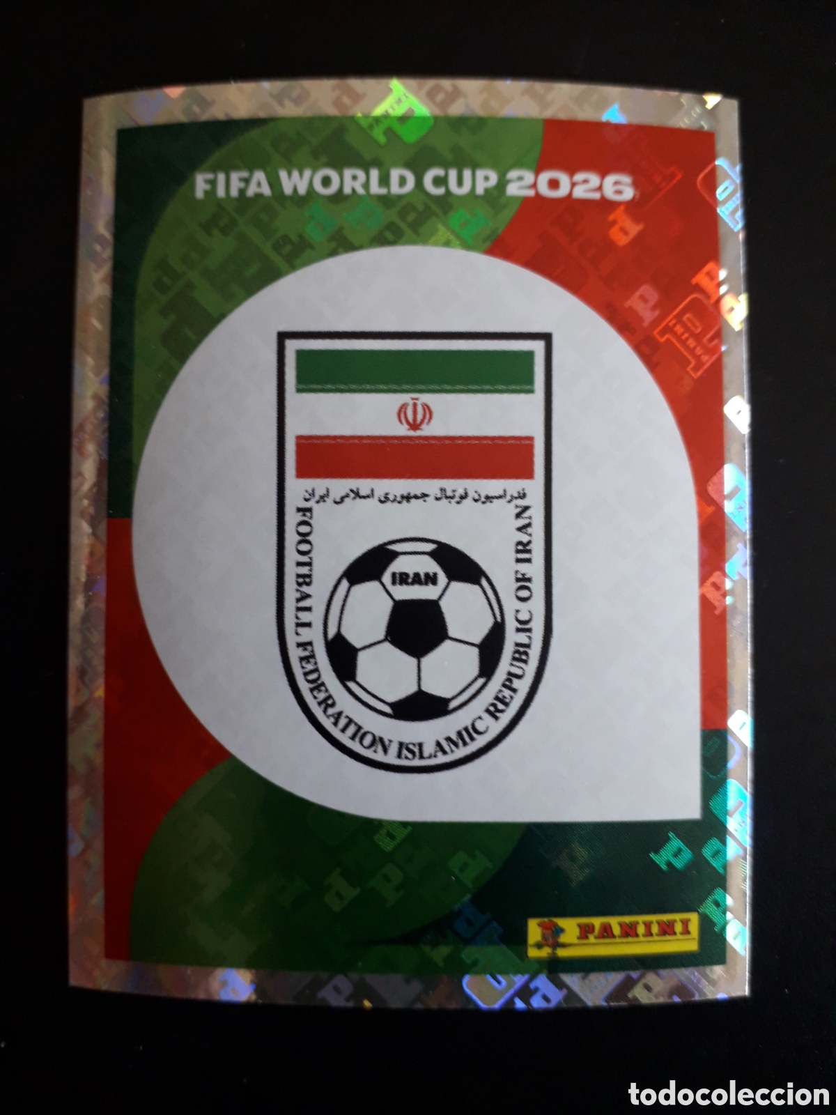 Figurine di Calcio: ESCUDO IR&Aacute;N IRN 1 MUNDIAL F&Uacute;TBOL 2026 FIFA WORLD CUP PANINI SIN PEGAR PEDIDO M&Iacute;NIMO 3&euro;