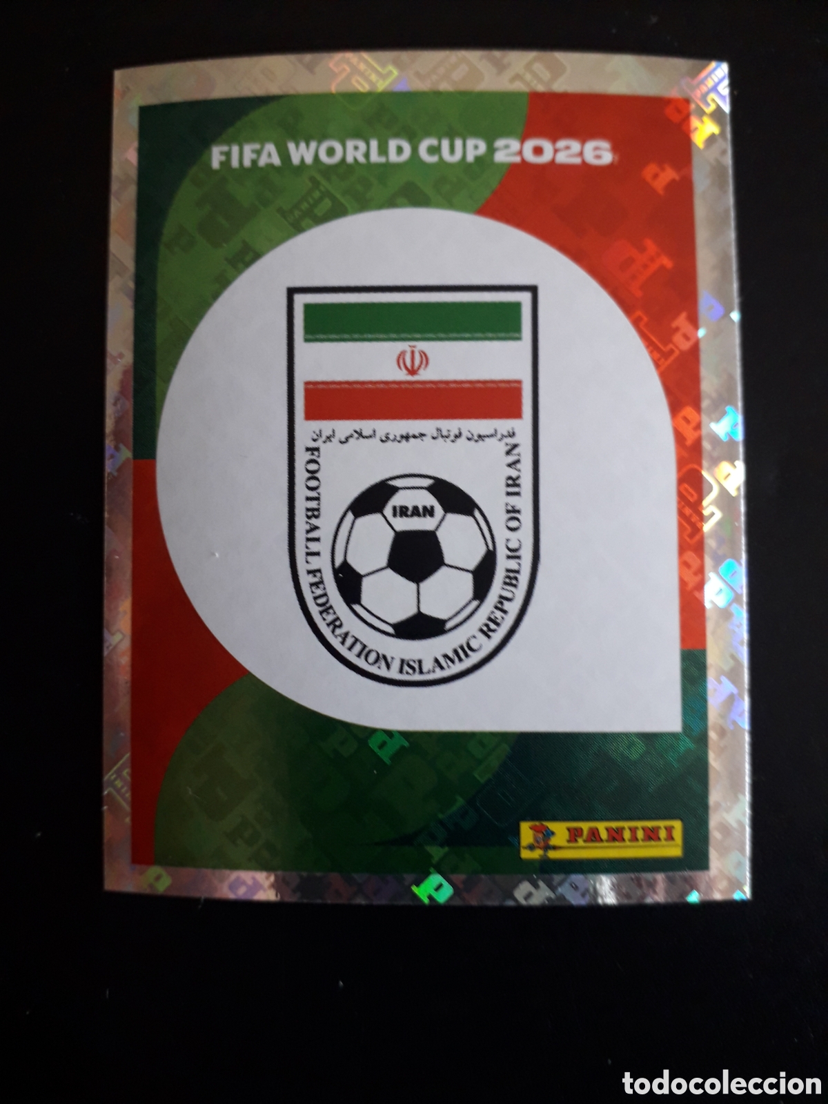 Figurine di Calcio: ESCUDO IR&Aacute;N IRN 1 MUNDIAL F&Uacute;TBOL 2026 FIFA WORLD CUP PANINI SIN PEGAR PEDIDO M&Iacute;NIMO 3&euro;