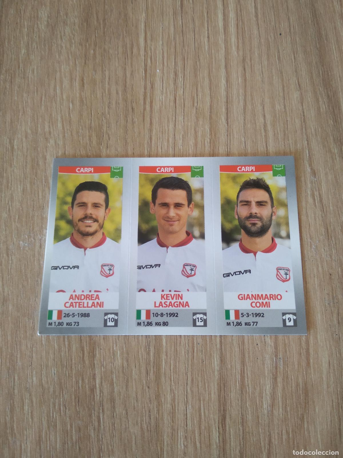 Fu&szlig;ball-Sticker: 625 CATELLANI LASAGNA COMI CARPI CROMO FUTBOL PANINI LIGA ITALIA 16-17 CALCIATORI 2016-2017