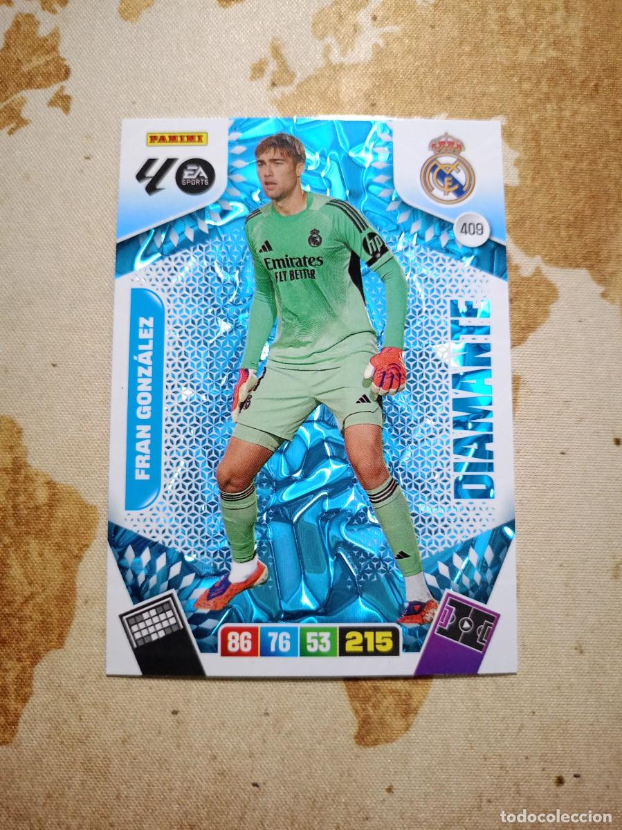 Fu&szlig;ball-Sticker: Diamante 409 FRAN GONZ&Aacute;LEZ Adrenalyn 2025-26