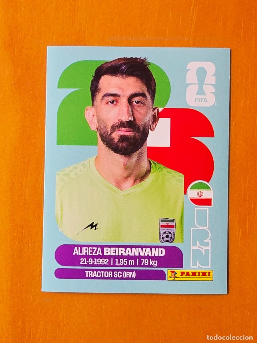 Fu&szlig;ball-Sticker: IRN 2 Alireza Beiranvand, Rep&uacute;blica Isl&aacute;mica de Ir&aacute;n, Panini FIFA World Cup Mundial 2026 Sticker