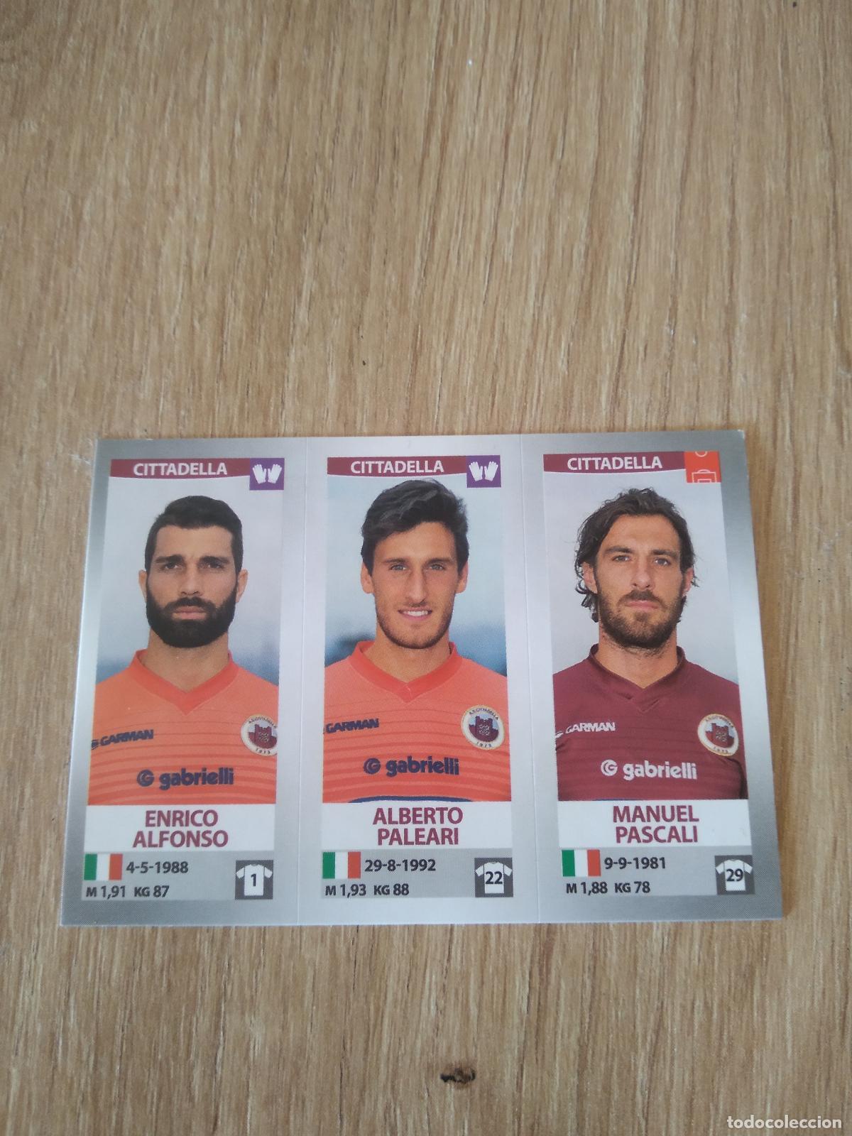 Fu&szlig;ball-Sticker: 635 ALFONSO PALEARI PASCALI CITTADELLA CROMO FUTBOL PANINI LIGA ITALIA 16-17 CALCIATORI 2016-2017