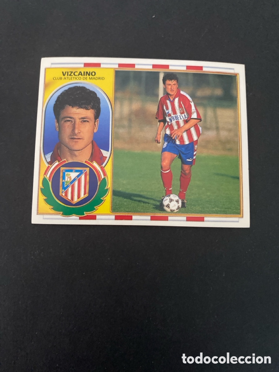 Cromos de f&uacute;tbol: Cromo liga 96/97 Atl&eacute;tico de Madrid nunca pegado