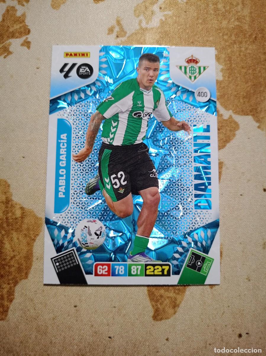 Cromos de f&uacute;tbol: Diamante 400 PABLO GARC&Iacute;A Adrenalyn 2025-26
