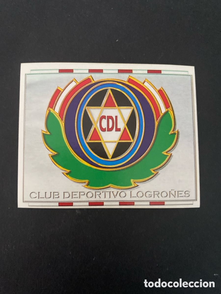 Cromos de f&uacute;tbol: Cromo liga 96/97 Dptvo Logro&ntilde;&eacute;s nunca pegado