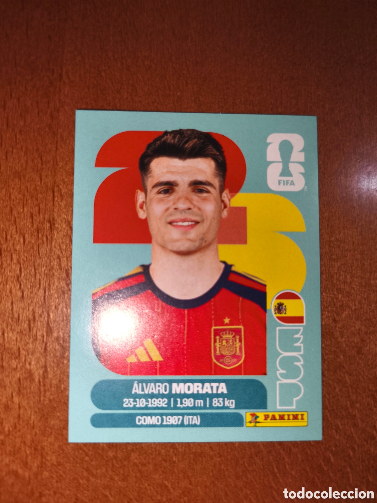 Cromos de Futebol: ESP19 &Aacute;lvaro Morata ESP 19 Fifa World Cup 2026 Espa&ntilde;a