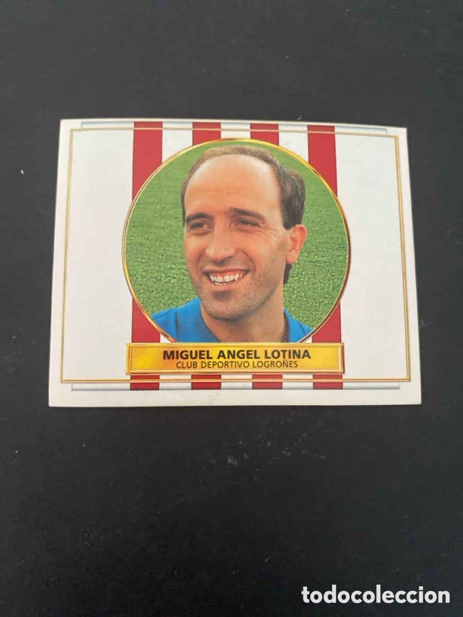 Cromos de f&uacute;tbol: Cromo liga 96/97 Dptvo Logro&ntilde;&eacute;s nunca pegado