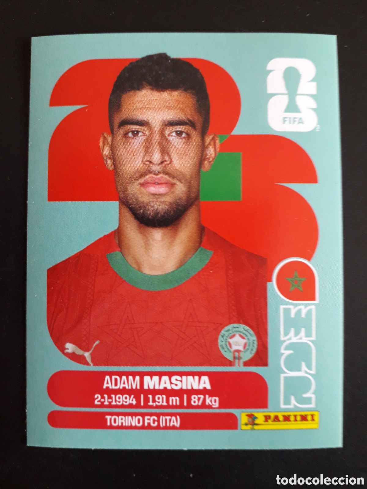 Cromos de Futebol: MASINA MARRUECOS MAR 9 MUNDIAL F&Uacute;TBOL 2026 FIFA WORLD CUP PANINI SIN PEGAR PEDIDO M&Iacute;NIMO 3&euro;