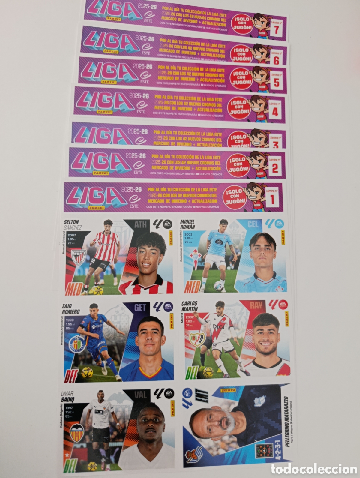Cromos de f&uacute;tbol: Laminas Mercado Invierno Liga Este