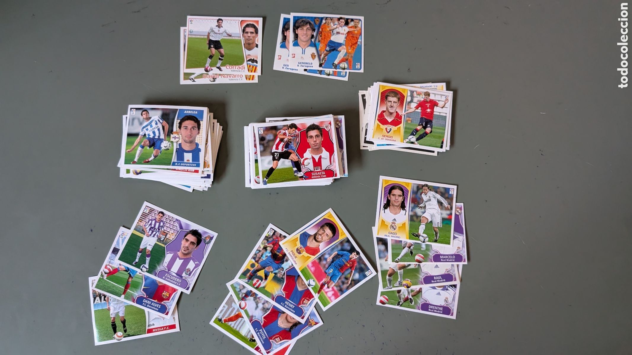 Cromos de f&uacute;tbol: LOTE 105 CROMOS VARIADOS LIGA ESTE A&Ntilde;OS 2004/2005/2006/2008/2009 INCLUYE ALGUN FICHAJE NUNCA PEGADOS