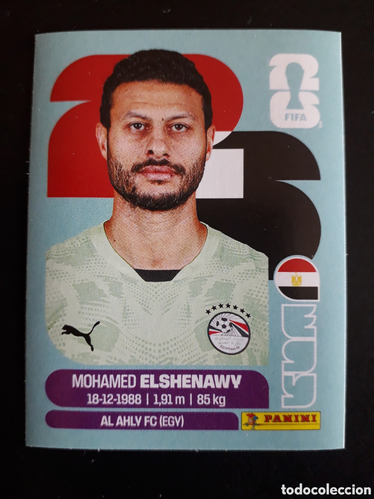 Cromos de f&uacute;tbol: ELSHENAWY EGIPTO EGY 2 MUNDIAL F&Uacute;TBOL 2026 FIFA WORLD CUP PANINI SIN PEGAR PEDIDO M&Iacute;NIMO 3&euro;