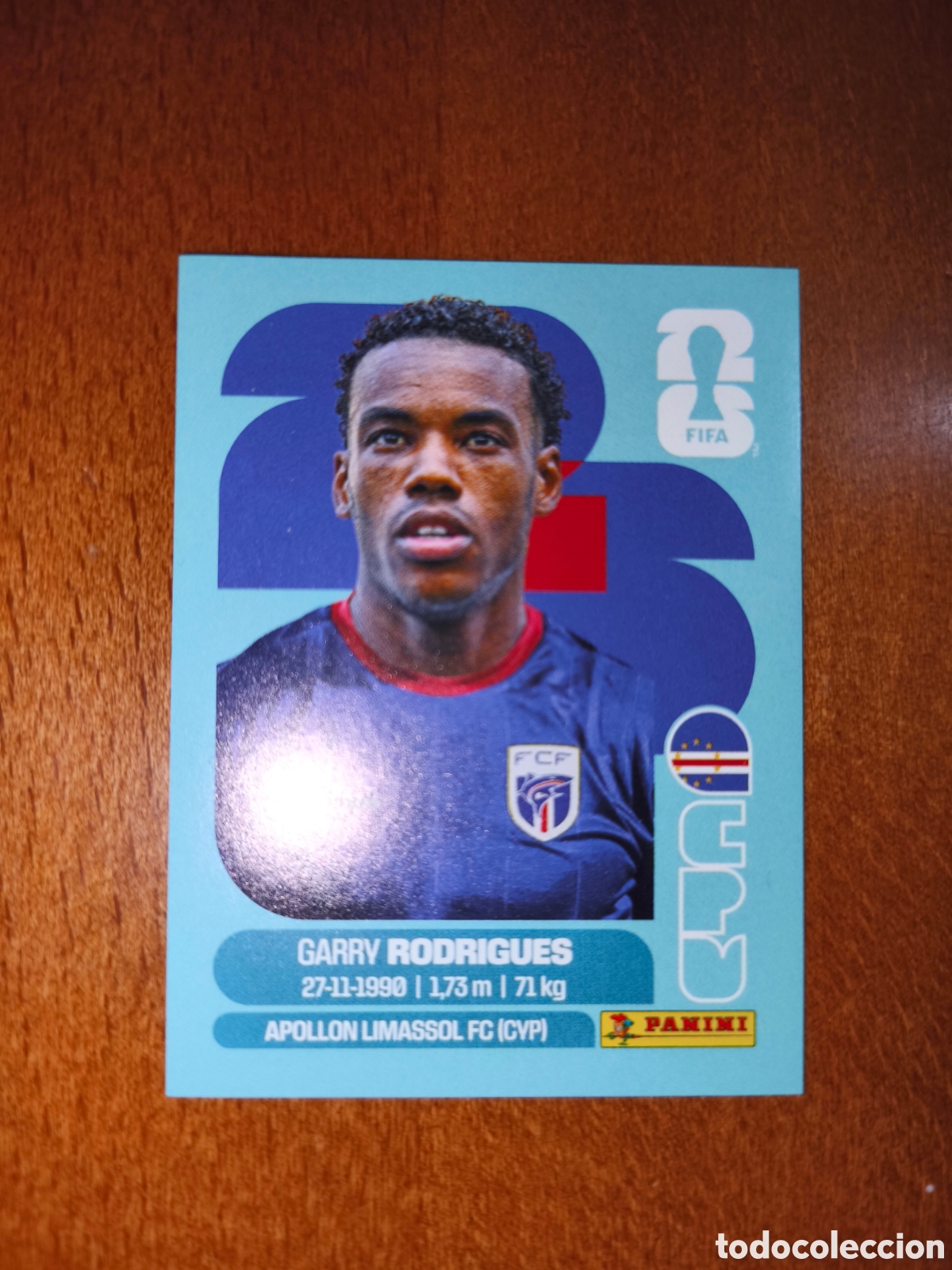 Fu&szlig;ball-Sticker: CPV15 Garry Rodrigues CPV 15 Fifa World Cup 2026 Cabo Verde