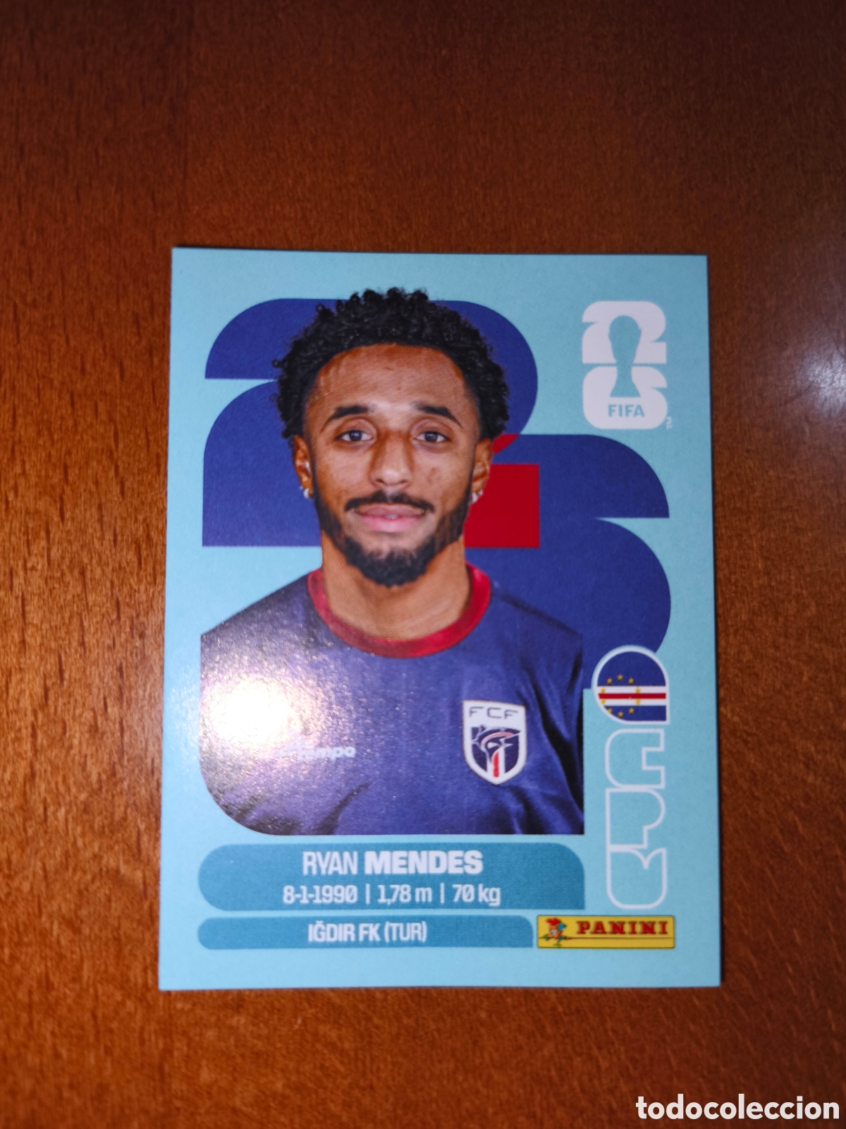 Cromos de f&uacute;tbol: CPV17 Ryan Mendes CPV 17 Fifa World Cup 2026 Cabo Verde